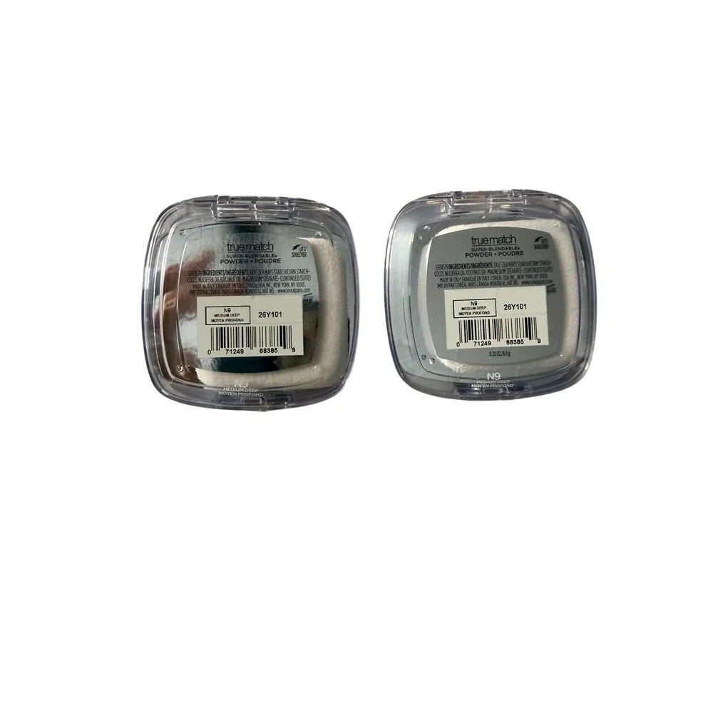 L'Oreal True Match Super-Blendable‎ Powder N9 Medium Deep 2 Pack Brown Womens